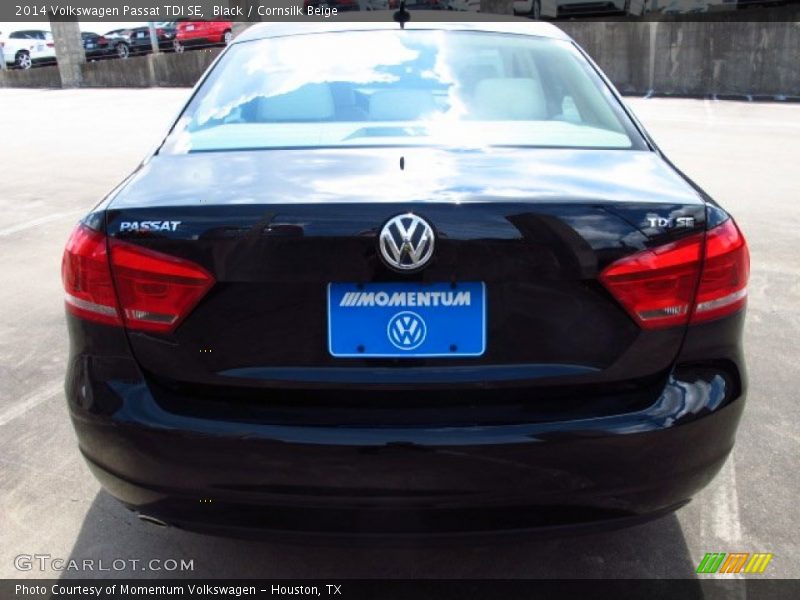Black / Cornsilk Beige 2014 Volkswagen Passat TDI SE