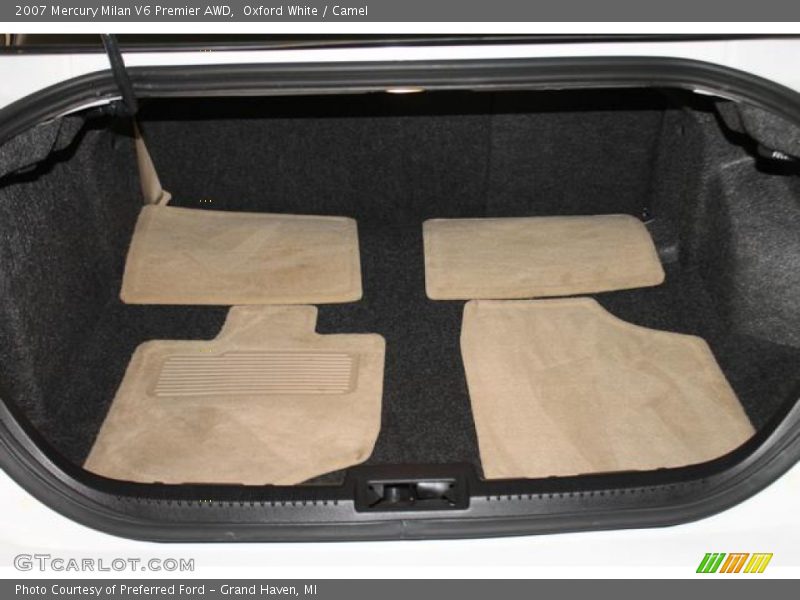 Oxford White / Camel 2007 Mercury Milan V6 Premier AWD