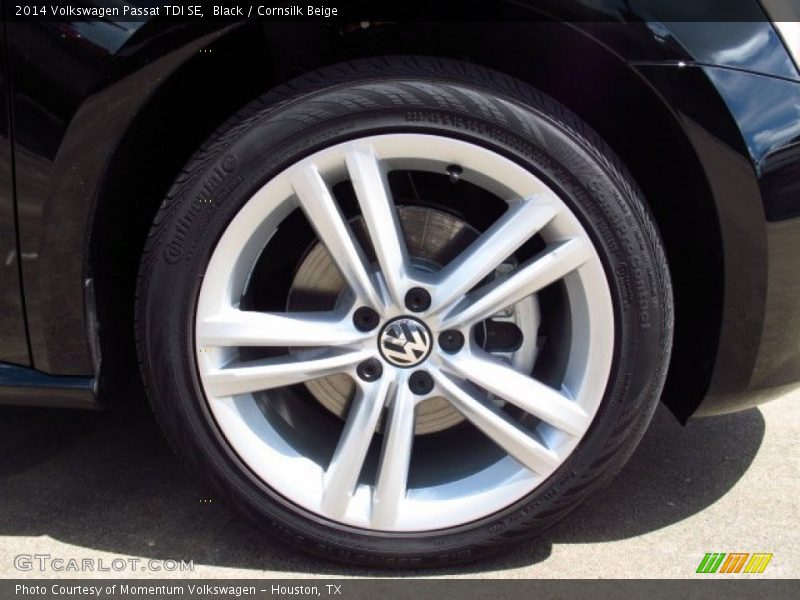 Black / Cornsilk Beige 2014 Volkswagen Passat TDI SE