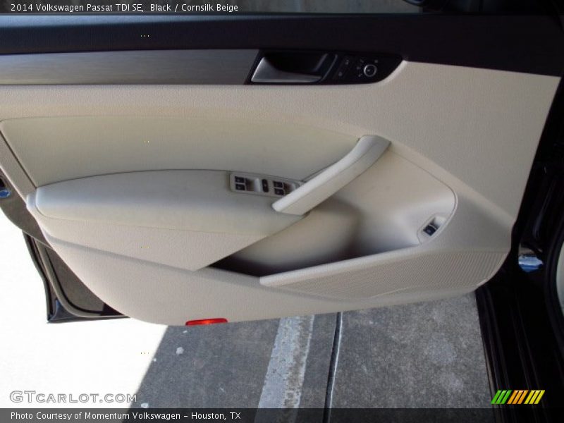 Black / Cornsilk Beige 2014 Volkswagen Passat TDI SE
