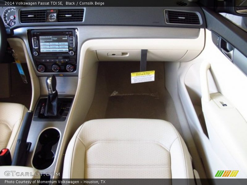 Black / Cornsilk Beige 2014 Volkswagen Passat TDI SE