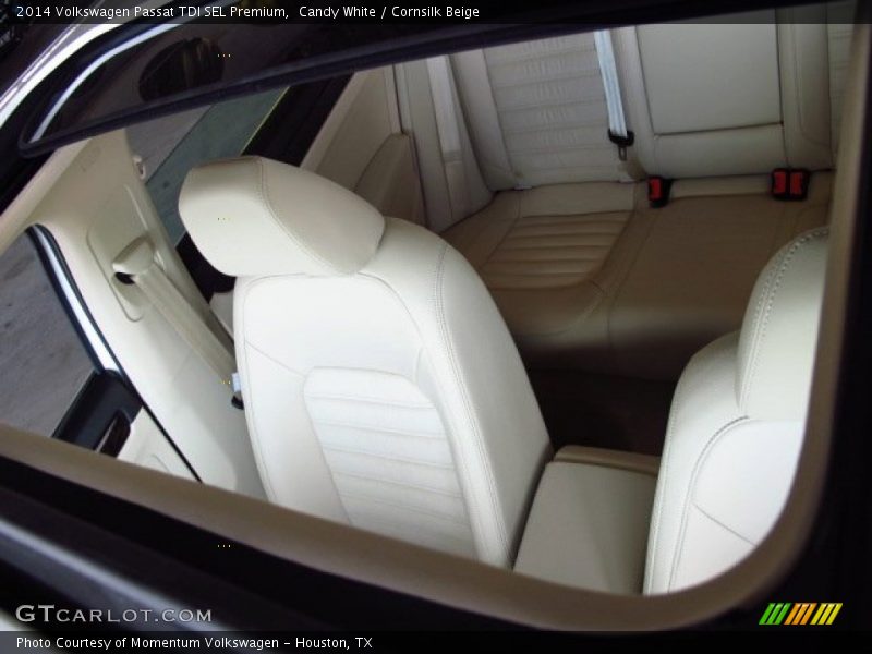 Candy White / Cornsilk Beige 2014 Volkswagen Passat TDI SEL Premium