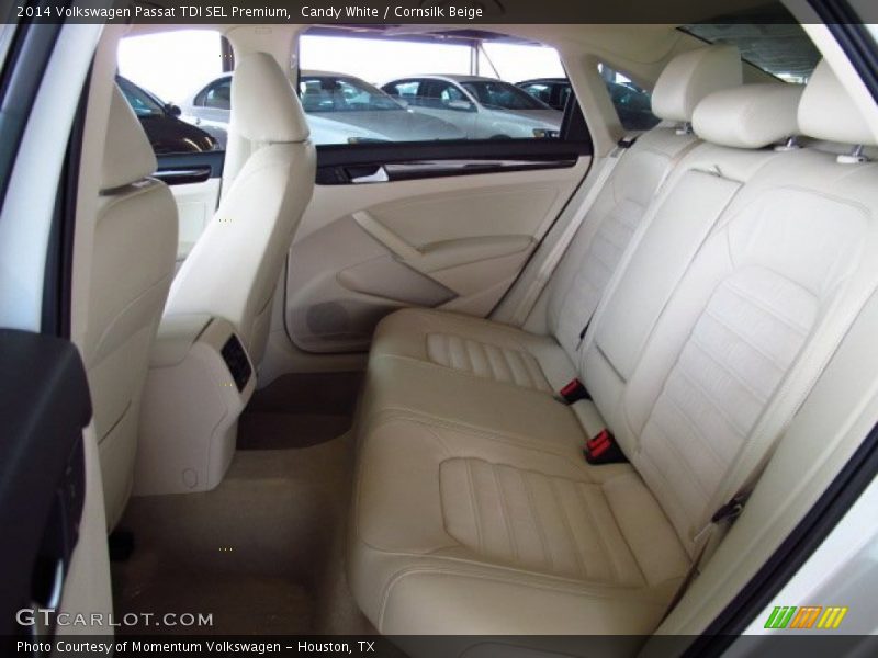 Candy White / Cornsilk Beige 2014 Volkswagen Passat TDI SEL Premium