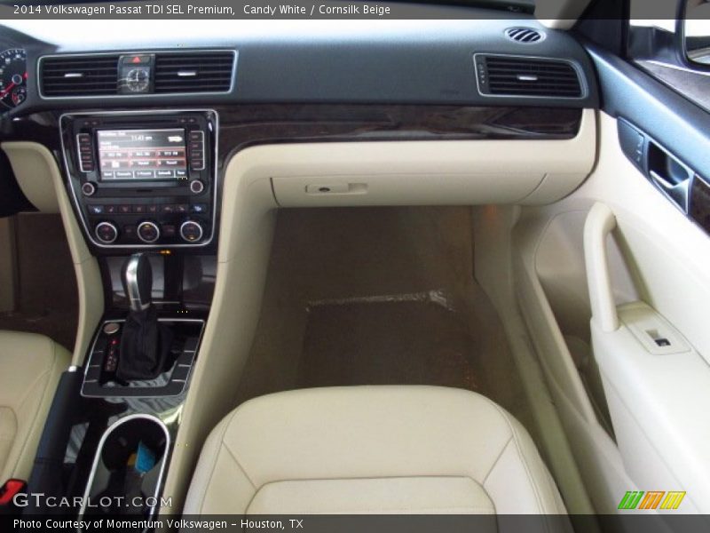 Candy White / Cornsilk Beige 2014 Volkswagen Passat TDI SEL Premium