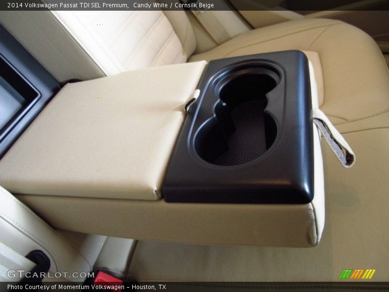 Candy White / Cornsilk Beige 2014 Volkswagen Passat TDI SEL Premium