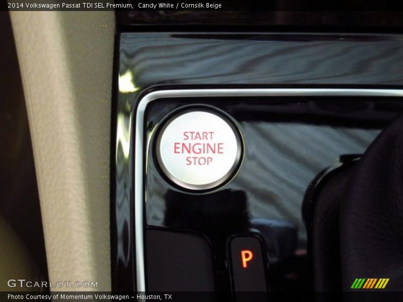 Candy White / Cornsilk Beige 2014 Volkswagen Passat TDI SEL Premium