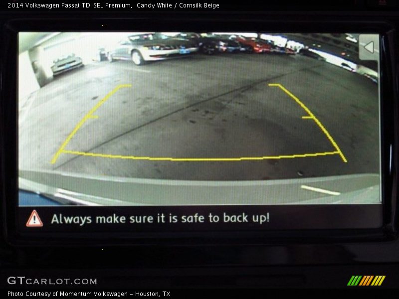 Candy White / Cornsilk Beige 2014 Volkswagen Passat TDI SEL Premium