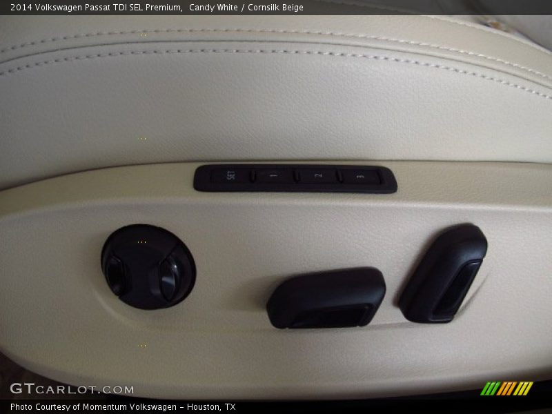 Candy White / Cornsilk Beige 2014 Volkswagen Passat TDI SEL Premium