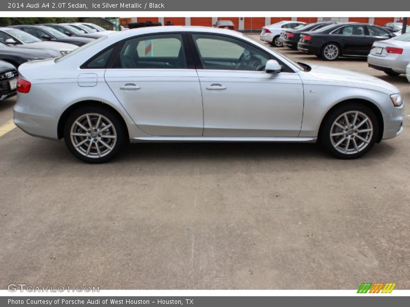 Ice Silver Metallic / Black 2014 Audi A4 2.0T Sedan