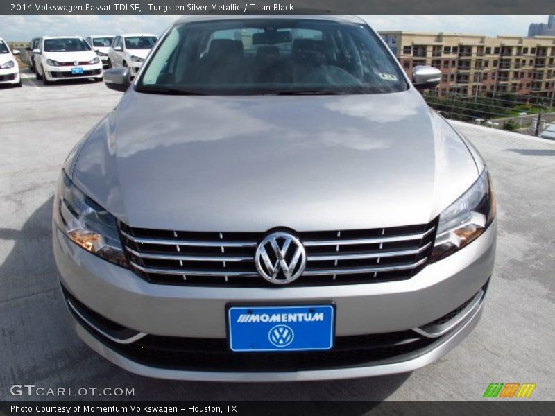 Tungsten Silver Metallic / Titan Black 2014 Volkswagen Passat TDI SE