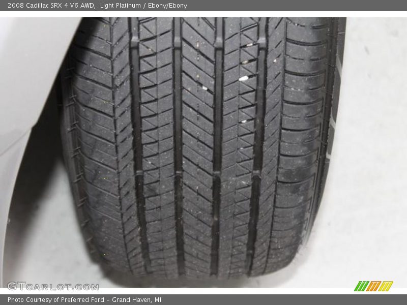 Light Platinum / Ebony/Ebony 2008 Cadillac SRX 4 V6 AWD