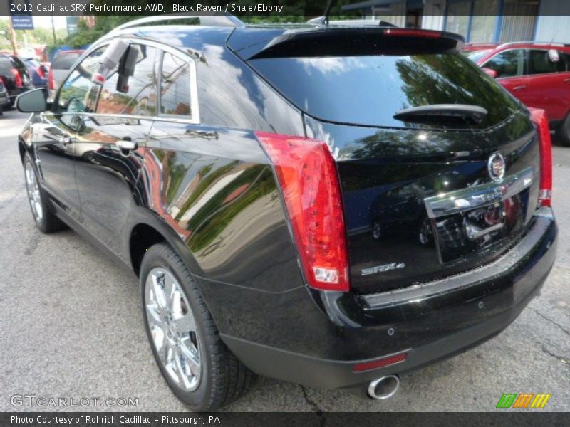 Black Raven / Shale/Ebony 2012 Cadillac SRX Performance AWD