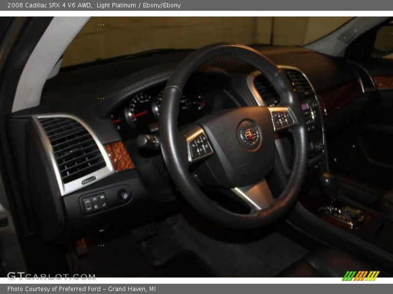 Light Platinum / Ebony/Ebony 2008 Cadillac SRX 4 V6 AWD