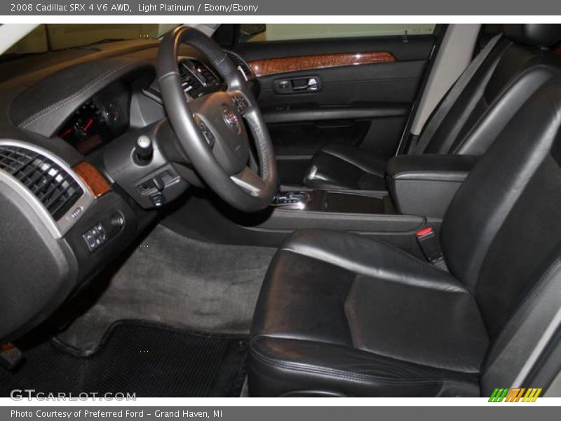 Light Platinum / Ebony/Ebony 2008 Cadillac SRX 4 V6 AWD