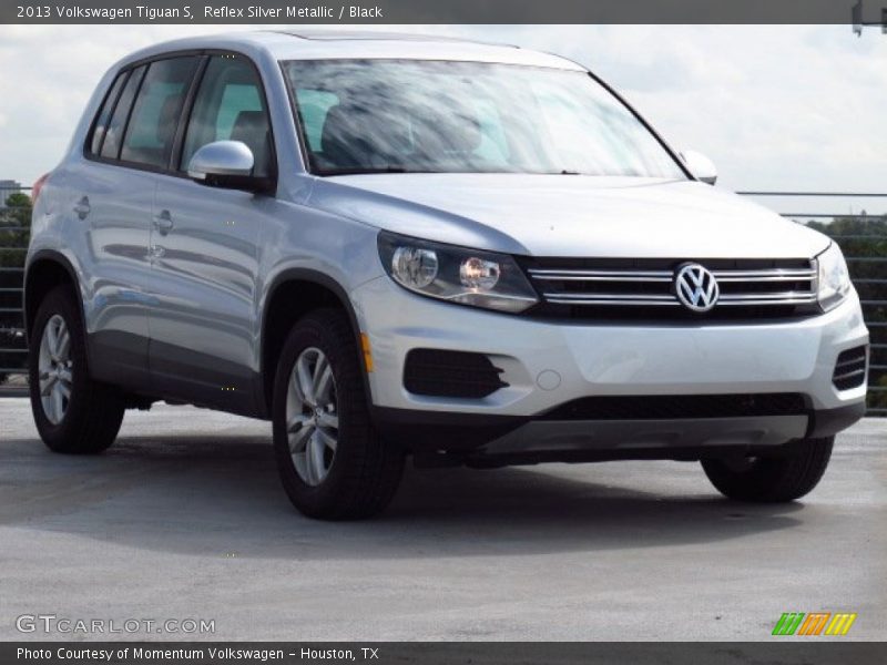 Reflex Silver Metallic / Black 2013 Volkswagen Tiguan S