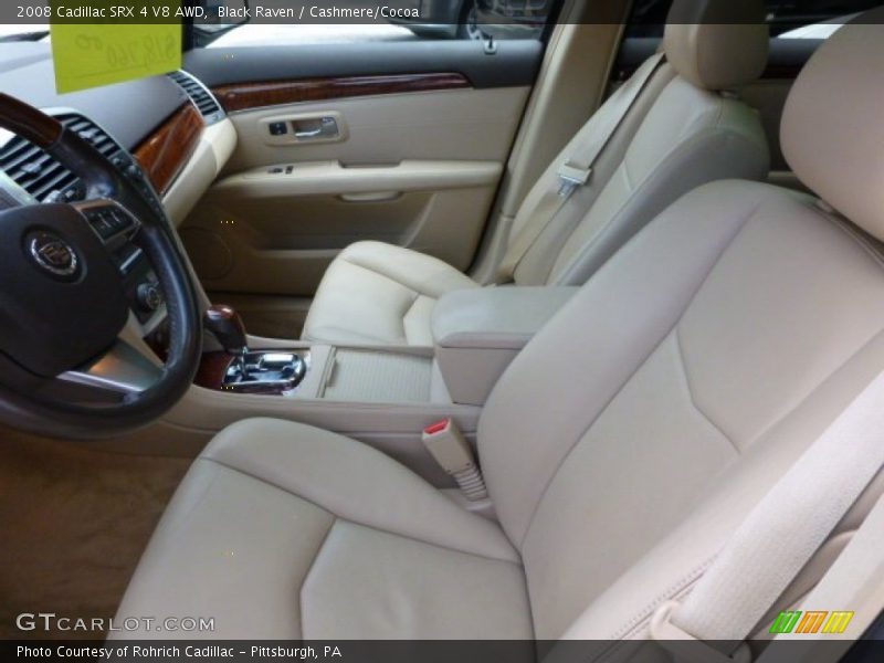 Black Raven / Cashmere/Cocoa 2008 Cadillac SRX 4 V8 AWD