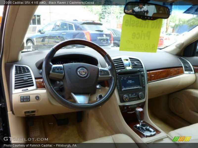 Black Raven / Cashmere/Cocoa 2008 Cadillac SRX 4 V8 AWD