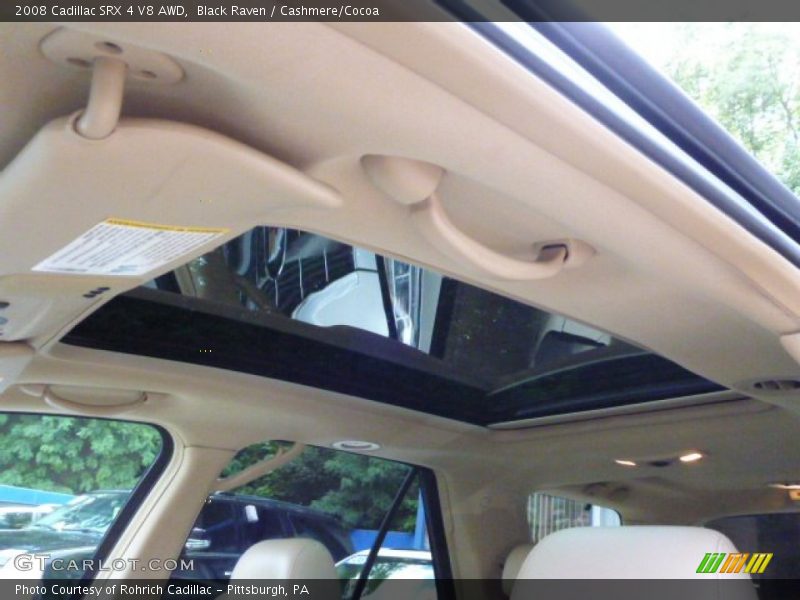 Black Raven / Cashmere/Cocoa 2008 Cadillac SRX 4 V8 AWD