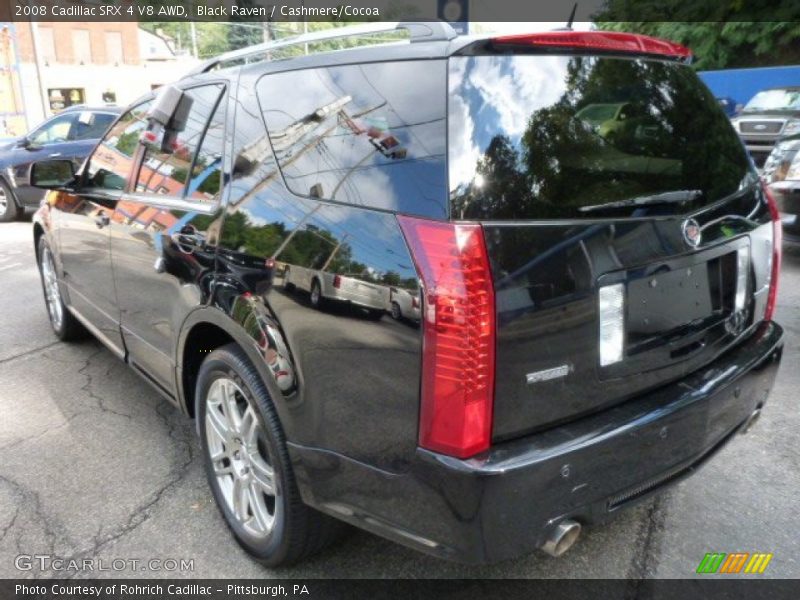 Black Raven / Cashmere/Cocoa 2008 Cadillac SRX 4 V8 AWD