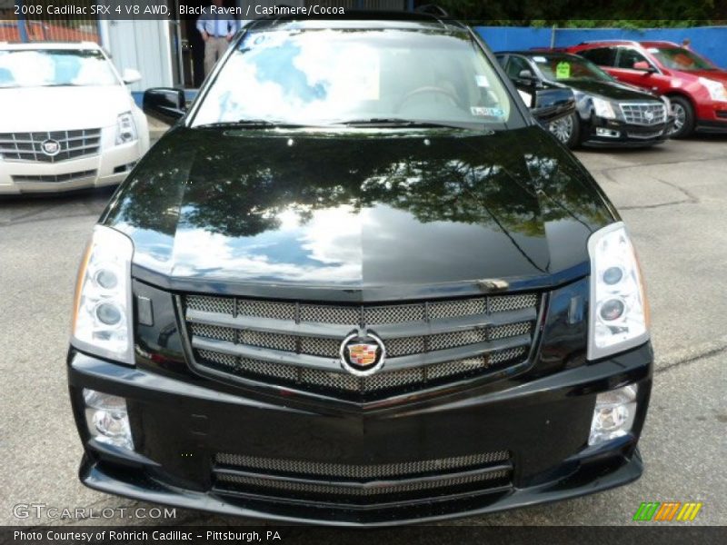 Black Raven / Cashmere/Cocoa 2008 Cadillac SRX 4 V8 AWD