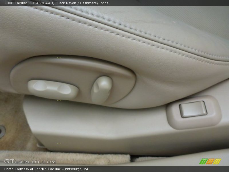Black Raven / Cashmere/Cocoa 2008 Cadillac SRX 4 V8 AWD