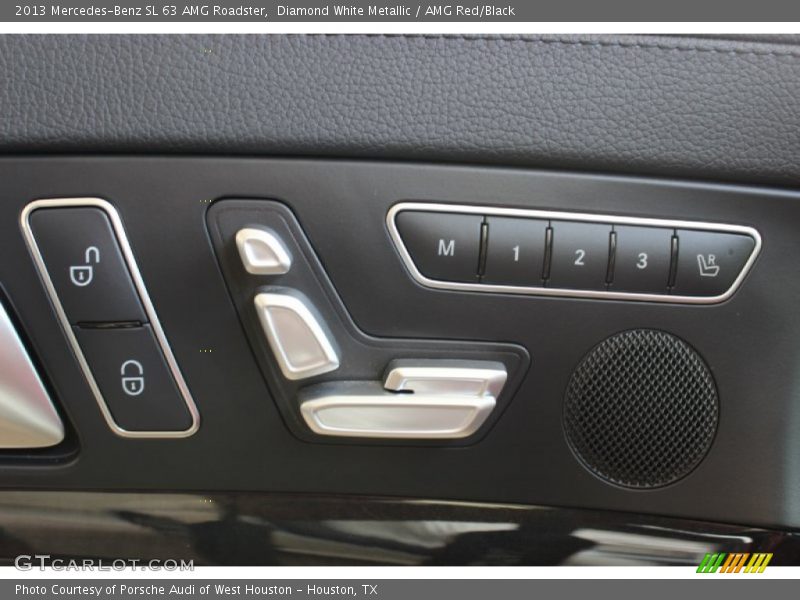 Diamond White Metallic / AMG Red/Black 2013 Mercedes-Benz SL 63 AMG Roadster
