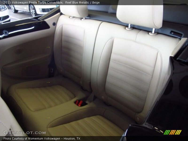 Reef Blue Metallic / Beige 2013 Volkswagen Beetle Turbo Convertible