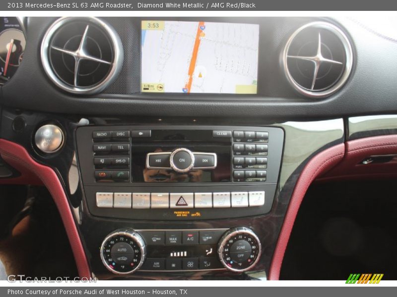 Diamond White Metallic / AMG Red/Black 2013 Mercedes-Benz SL 63 AMG Roadster