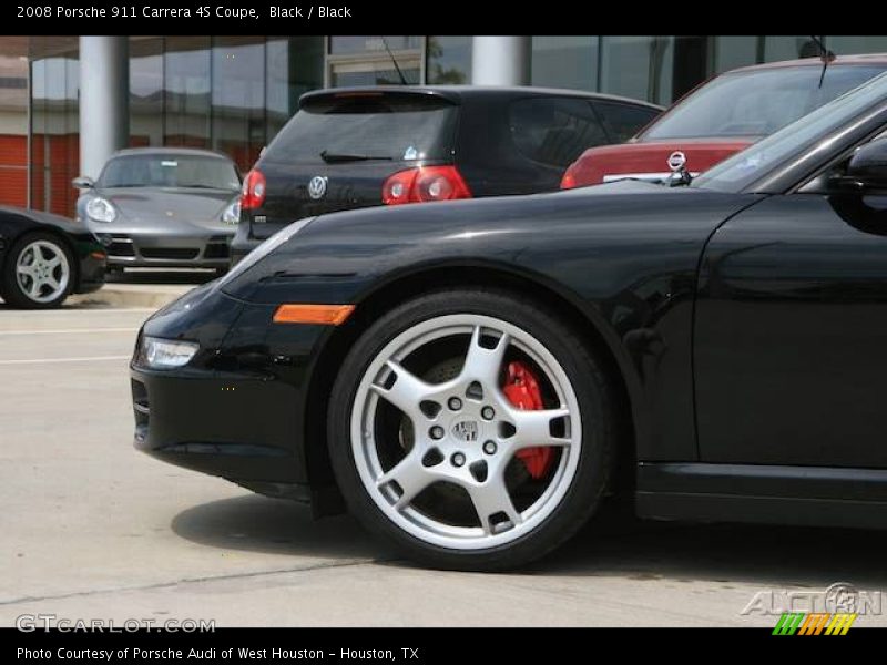 Black / Black 2008 Porsche 911 Carrera 4S Coupe