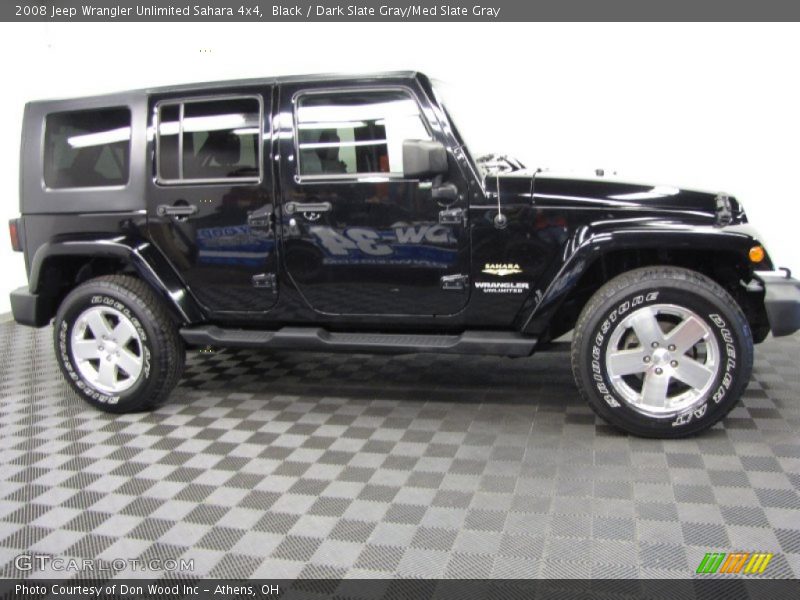 Black / Dark Slate Gray/Med Slate Gray 2008 Jeep Wrangler Unlimited Sahara 4x4