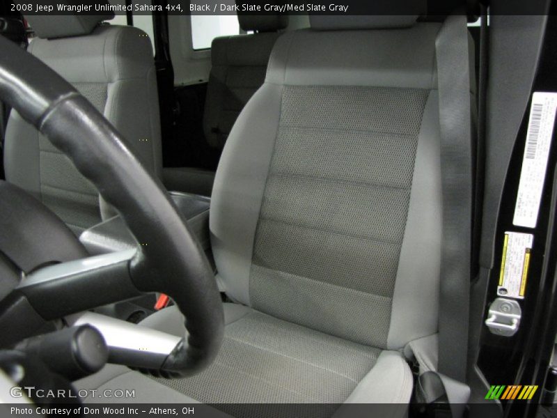 Black / Dark Slate Gray/Med Slate Gray 2008 Jeep Wrangler Unlimited Sahara 4x4