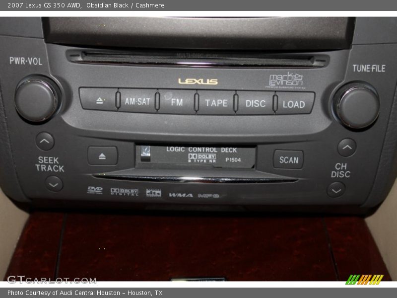 Obsidian Black / Cashmere 2007 Lexus GS 350 AWD