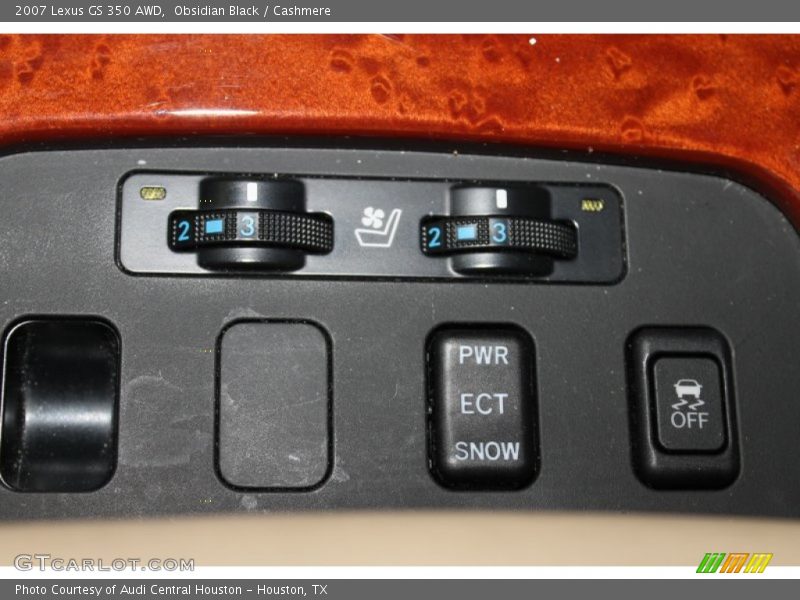 Obsidian Black / Cashmere 2007 Lexus GS 350 AWD