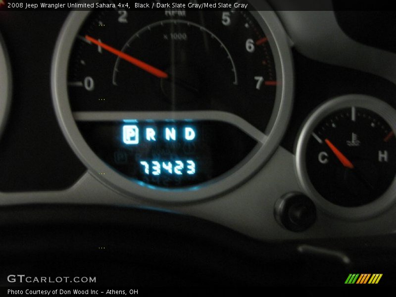 Black / Dark Slate Gray/Med Slate Gray 2008 Jeep Wrangler Unlimited Sahara 4x4