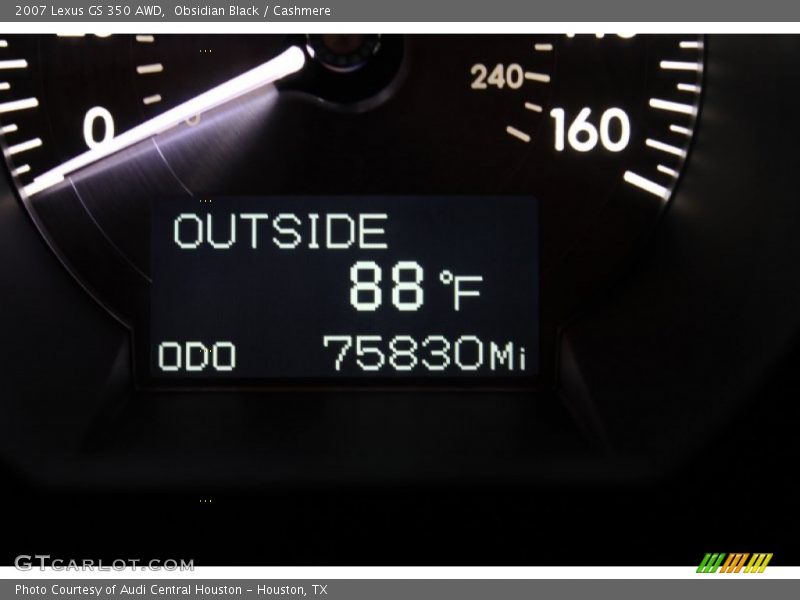 Obsidian Black / Cashmere 2007 Lexus GS 350 AWD