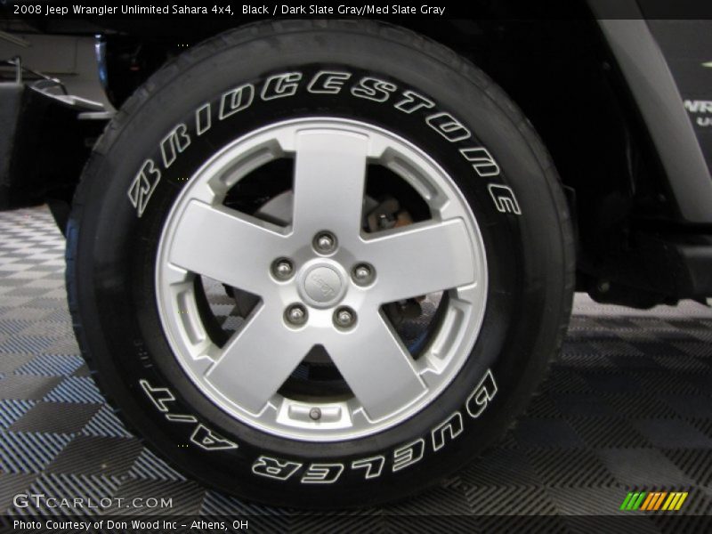 Black / Dark Slate Gray/Med Slate Gray 2008 Jeep Wrangler Unlimited Sahara 4x4