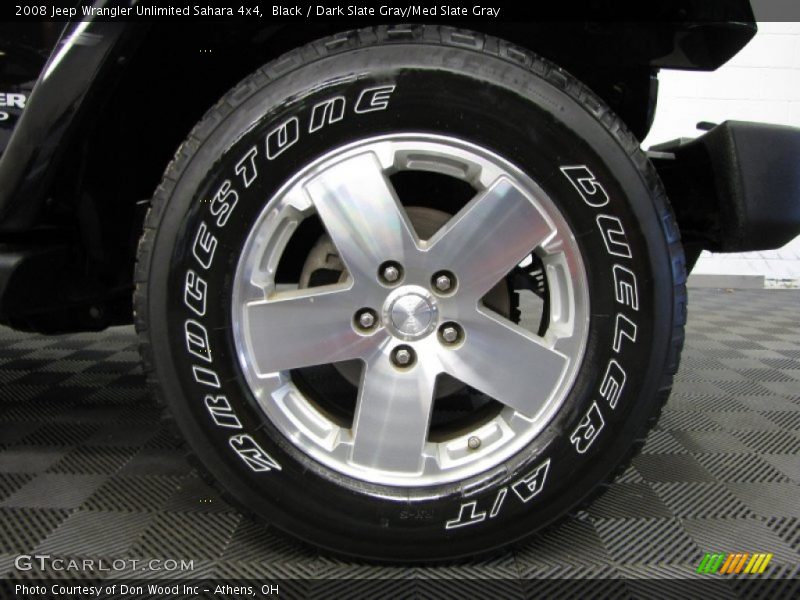 Black / Dark Slate Gray/Med Slate Gray 2008 Jeep Wrangler Unlimited Sahara 4x4