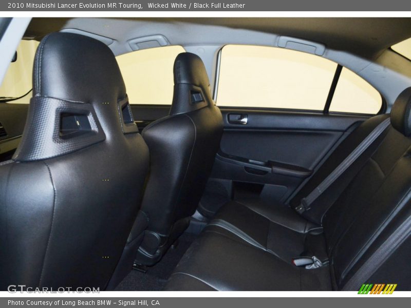 Rear Seat of 2010 Lancer Evolution MR Touring