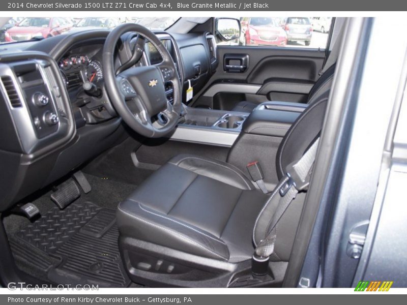 Jet Black Interior - 2014 Silverado 1500 LTZ Z71 Crew Cab 4x4 