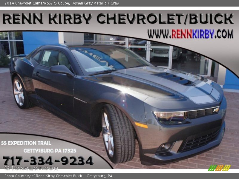 Ashen Gray Metallic / Gray 2014 Chevrolet Camaro SS/RS Coupe