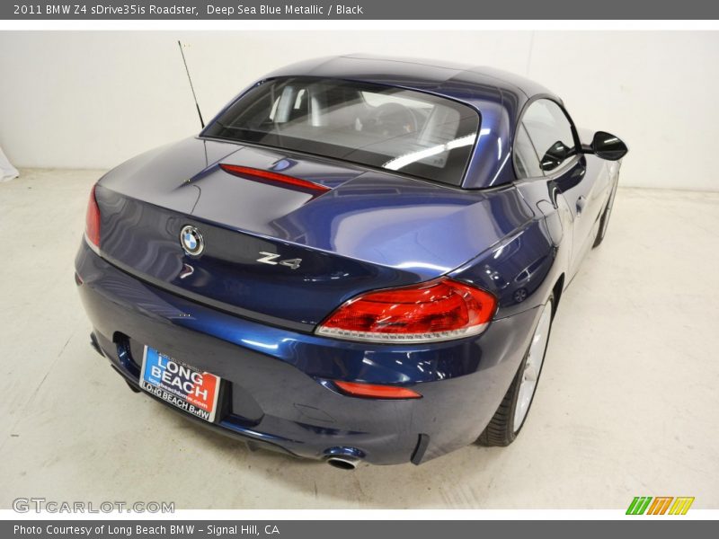 Deep Sea Blue Metallic / Black 2011 BMW Z4 sDrive35is Roadster