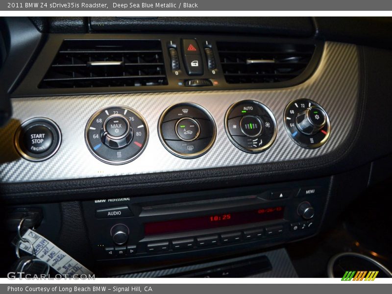 Controls of 2011 Z4 sDrive35is Roadster