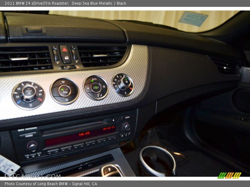 Deep Sea Blue Metallic / Black 2011 BMW Z4 sDrive35is Roadster