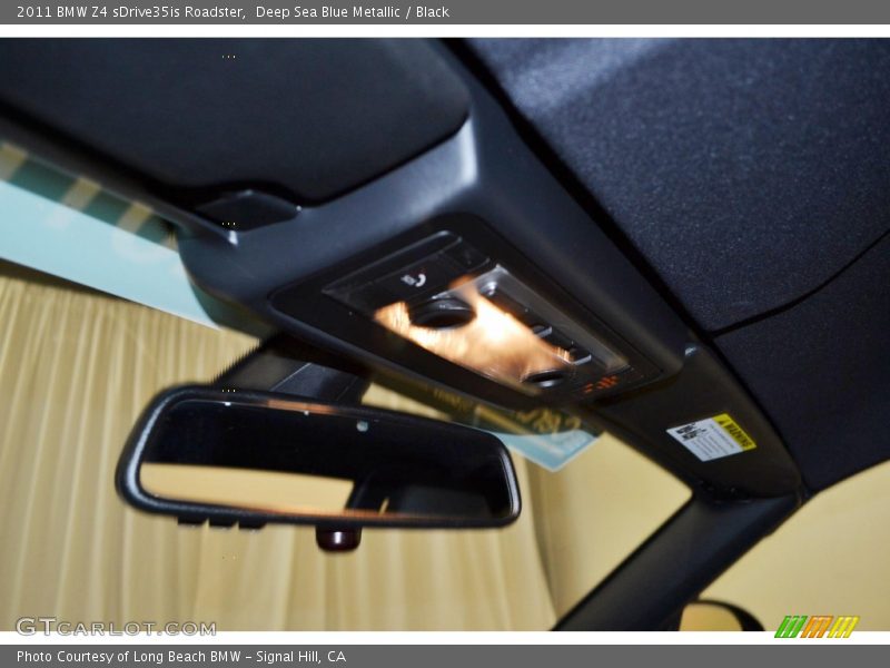 Deep Sea Blue Metallic / Black 2011 BMW Z4 sDrive35is Roadster