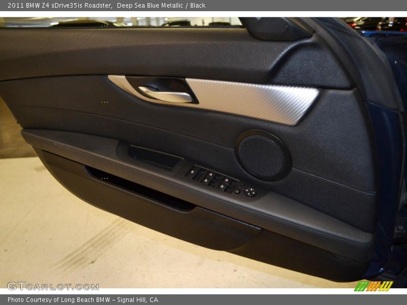 Deep Sea Blue Metallic / Black 2011 BMW Z4 sDrive35is Roadster