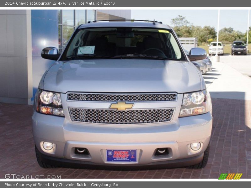 Silver Ice Metallic / Ebony 2014 Chevrolet Suburban LS 4x4