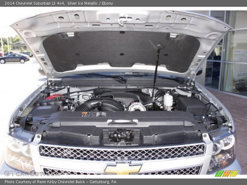 Silver Ice Metallic / Ebony 2014 Chevrolet Suburban LS 4x4
