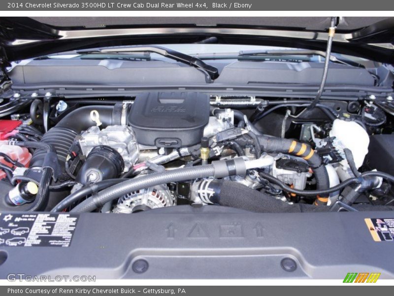  2014 Silverado 3500HD LT Crew Cab Dual Rear Wheel 4x4 Engine - 6.6 Liter OHV 32-Valve Duramax Turbo-Diesel V8