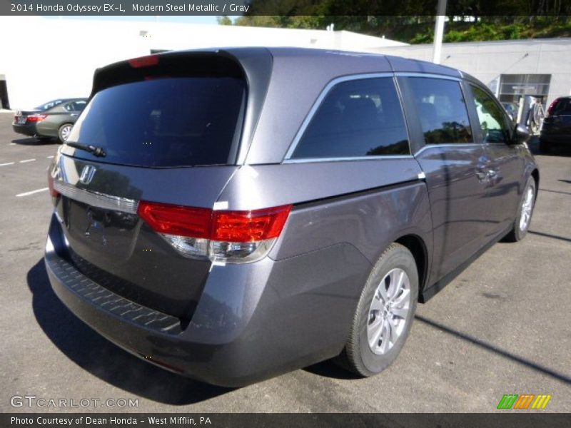 Modern Steel Metallic / Gray 2014 Honda Odyssey EX-L