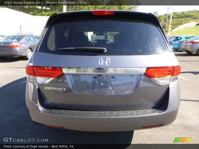 Modern Steel Metallic / Gray 2014 Honda Odyssey EX-L